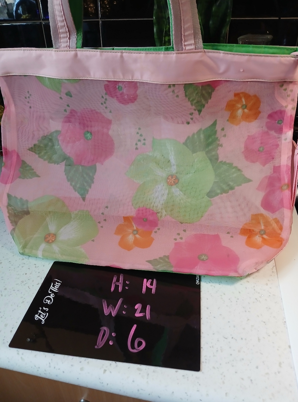 Unbranded Floral Tote Bag - Picture 2 of 7